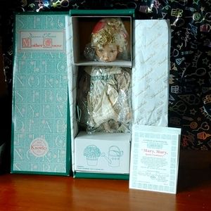 "Mary, Mary Quite Contrary" collector's doll